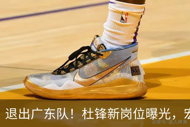 退出广东队！杜锋新岗位曝光，宏远新帅正式出炉！
